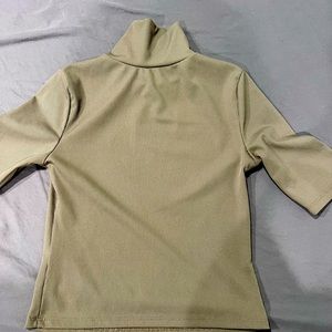 AFRM Women’s beige, mock turtleneck. Size XSMALL